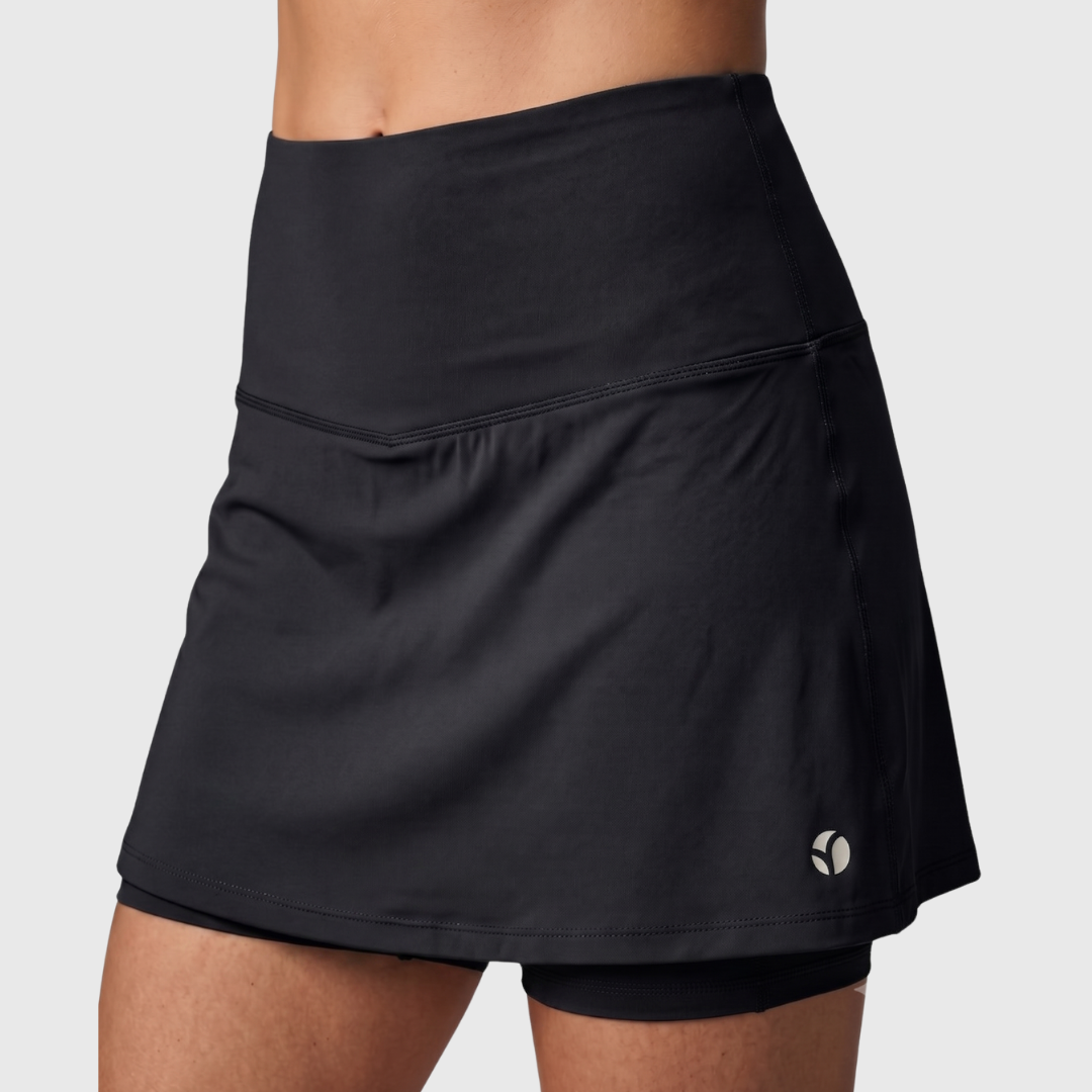 Padel Skirt Light 2 in 1, Lucia - Black