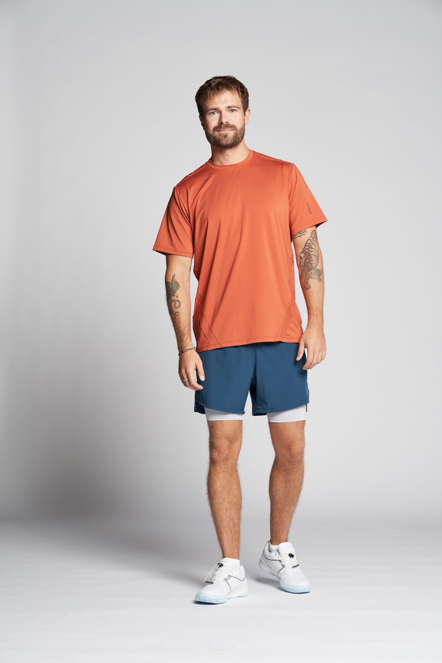 Padel T-shirt, Sanchez Q-dry - Maple