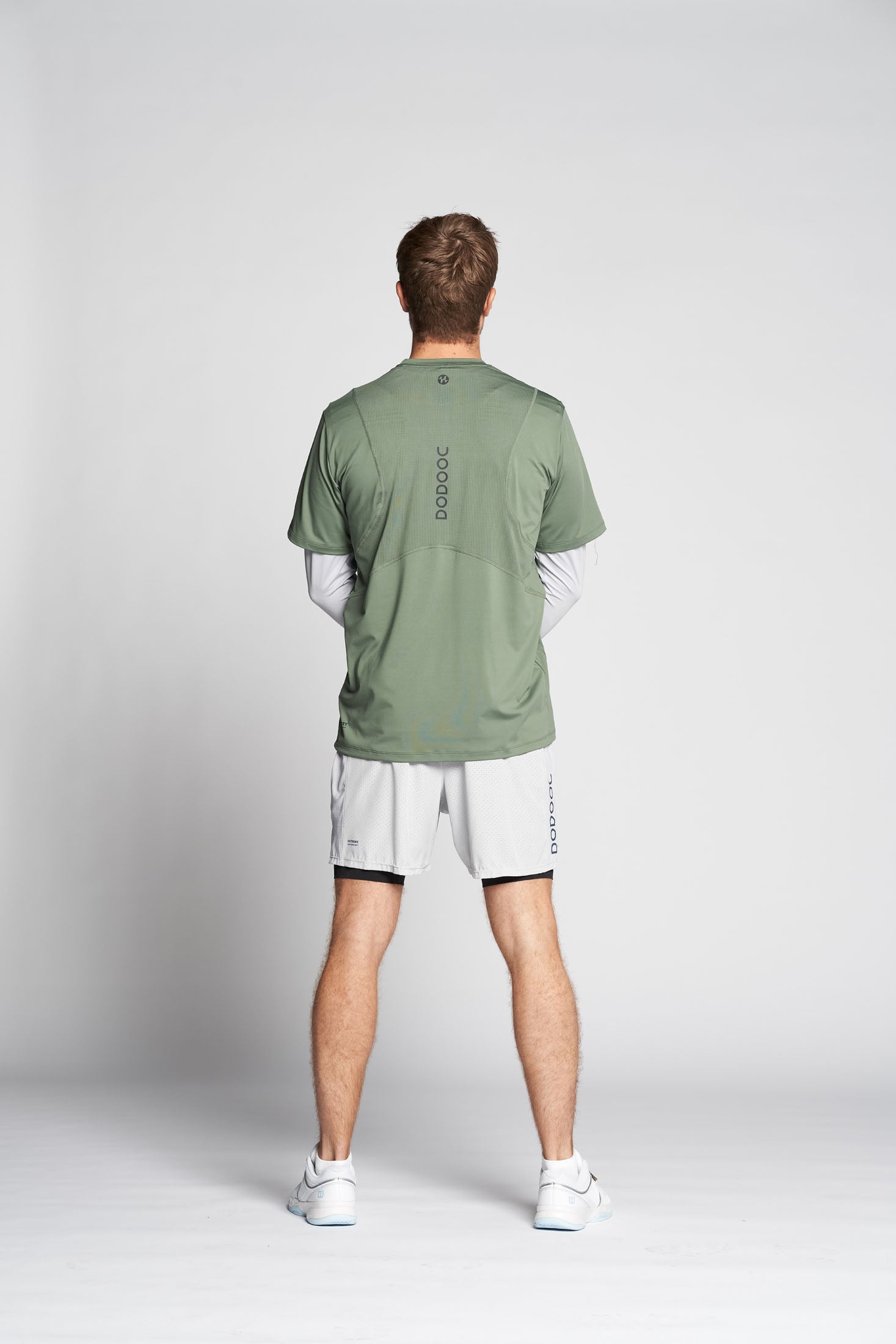 Padel T-shirt, Sanchez Q-dry - Pinegreen