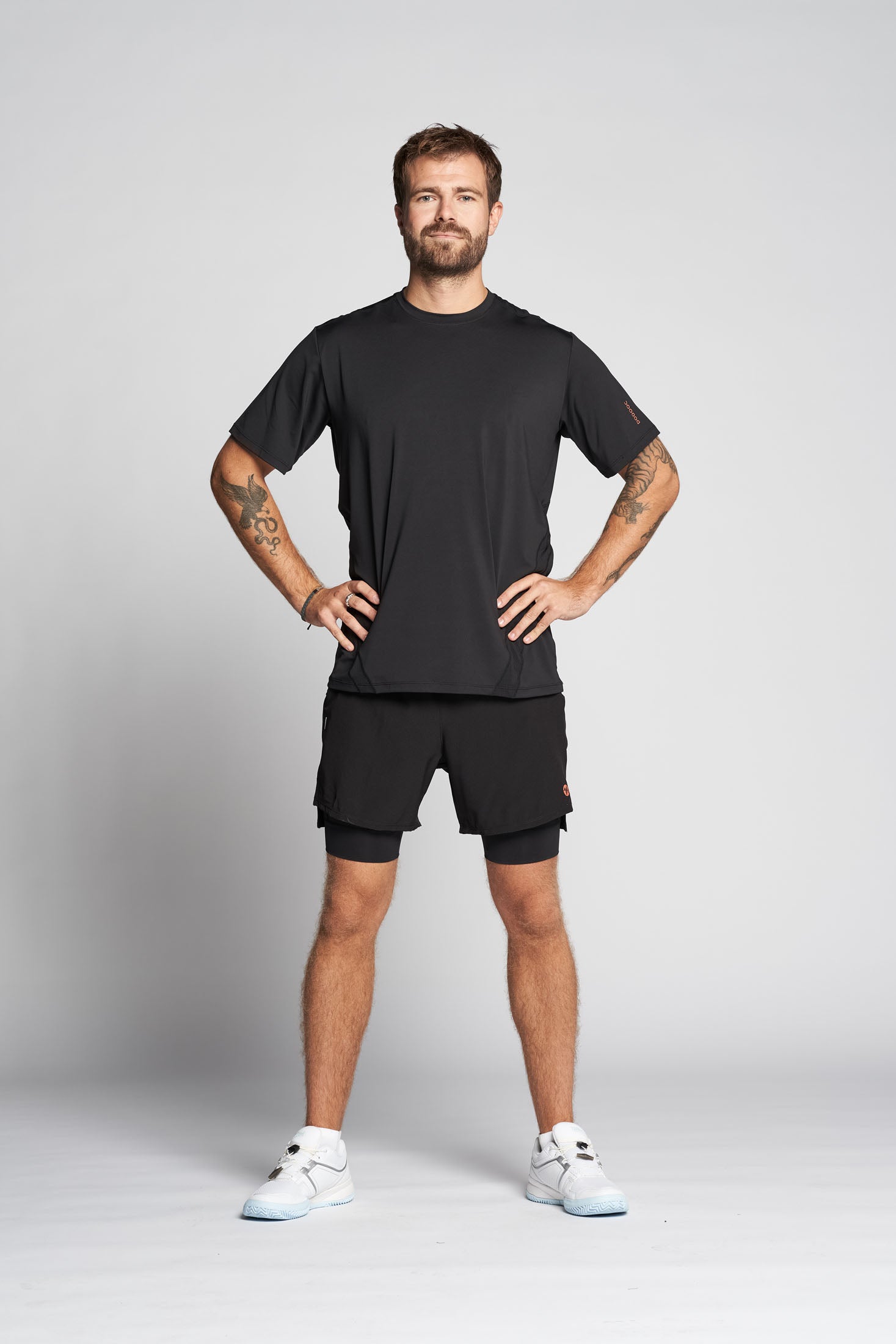 Padel T-shirt, Sanchez Q-dry - Black