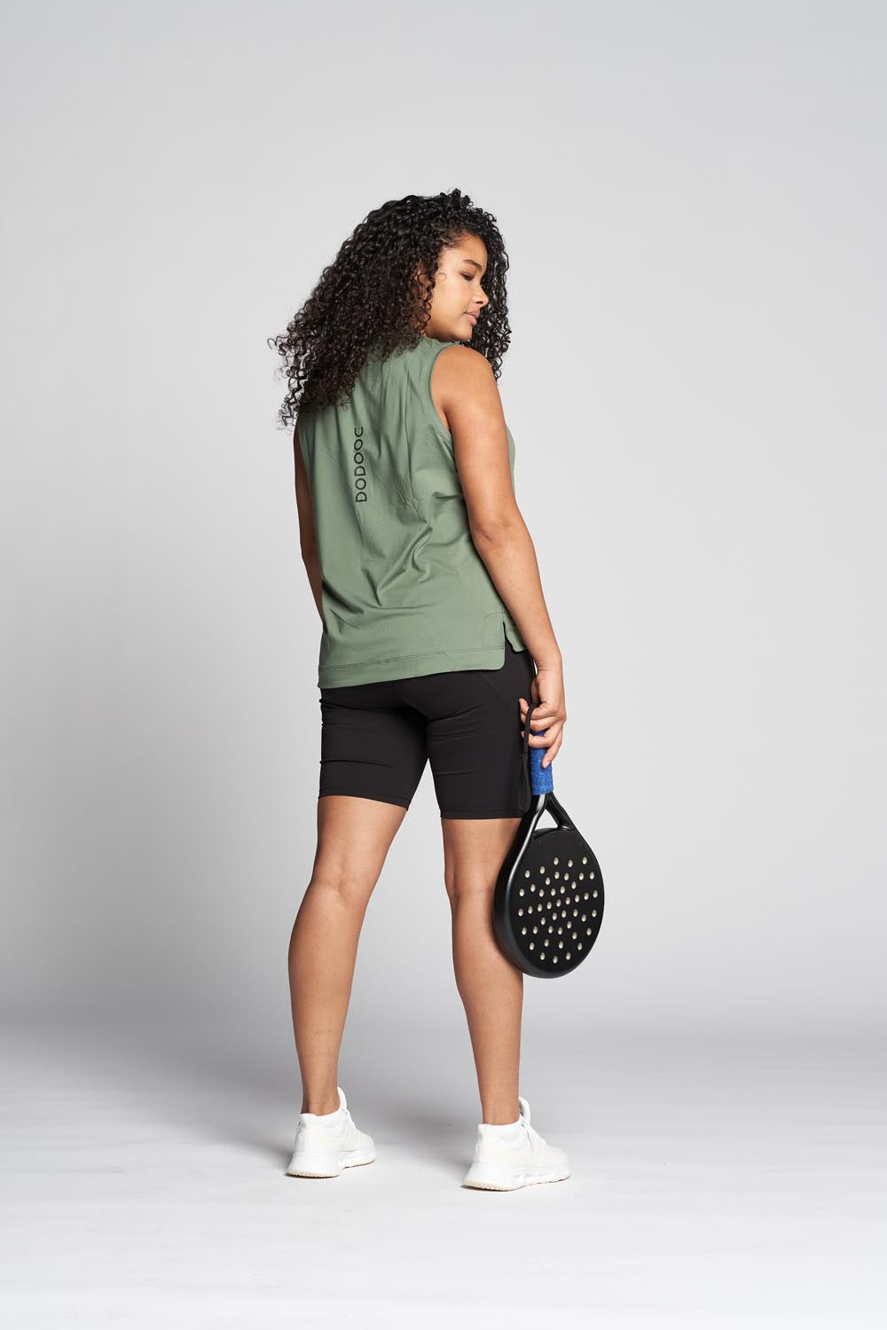 Padel Tank Top, Alba Q-dry - Pinegreen