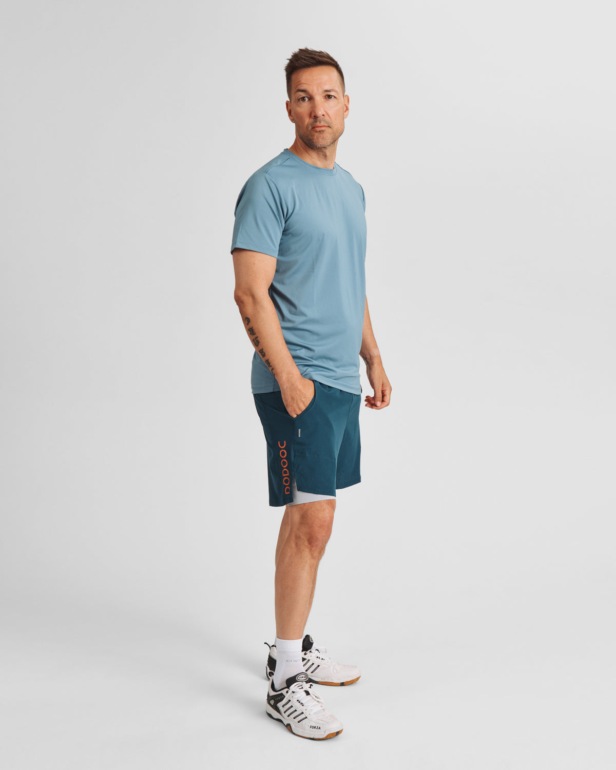Padel T-shirt, Tomas Q-dry - Alaska Blue