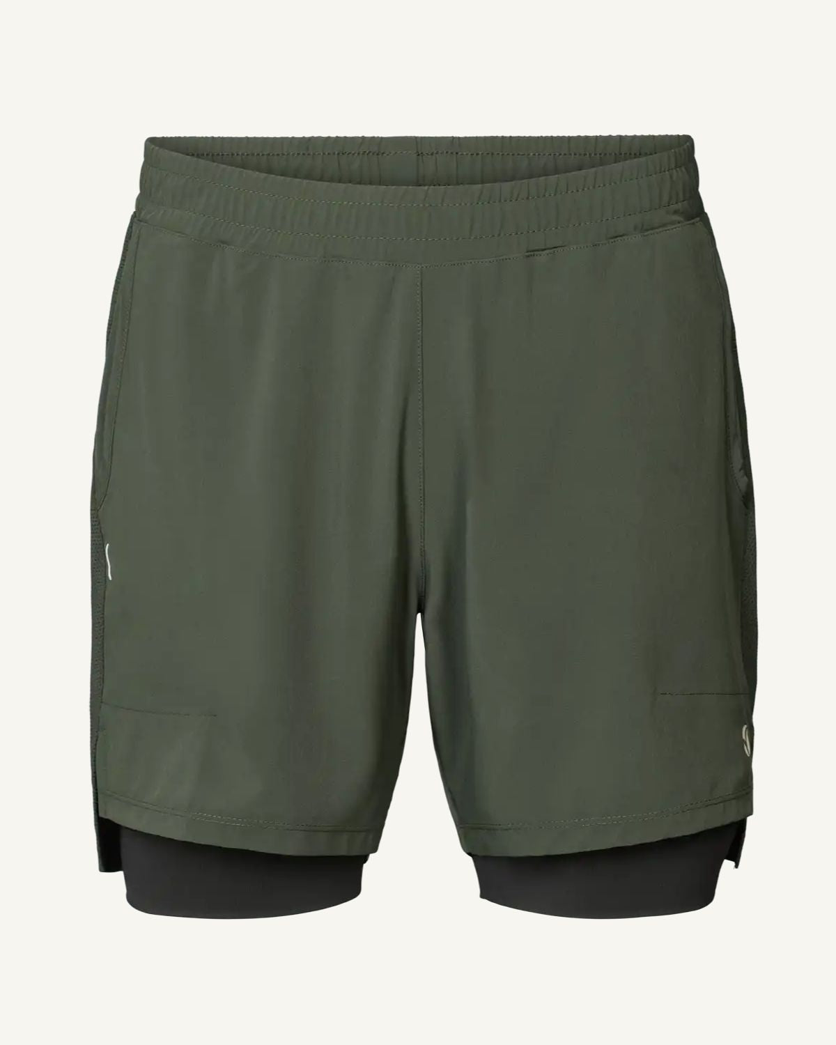 Padel Shorts Light, Andreu - 2 in 1 - Cypress Green