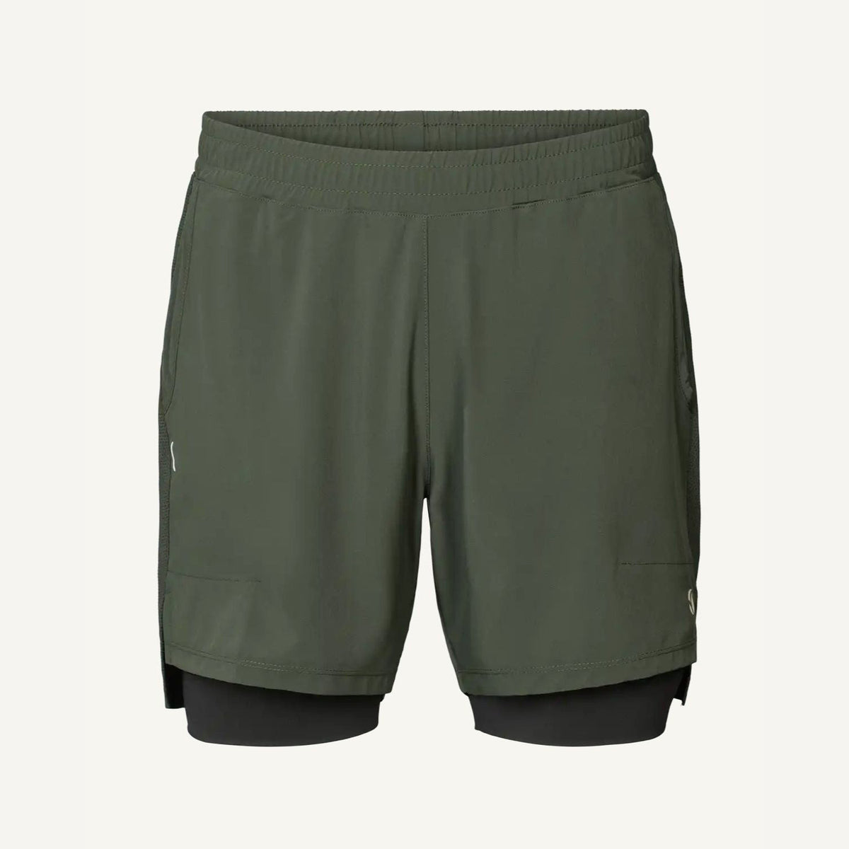 Padel Shorts Light, Andreu - 2 in 1 - Cypress Green